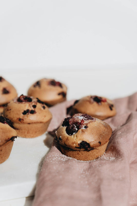 Recette de muffins aux myrtilles sans gluten