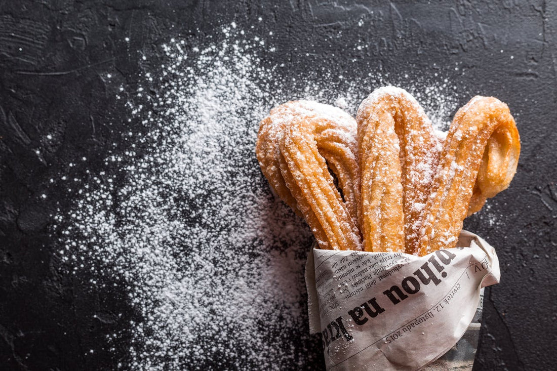 Recette de churros sans gluten avec sauce au chocolat